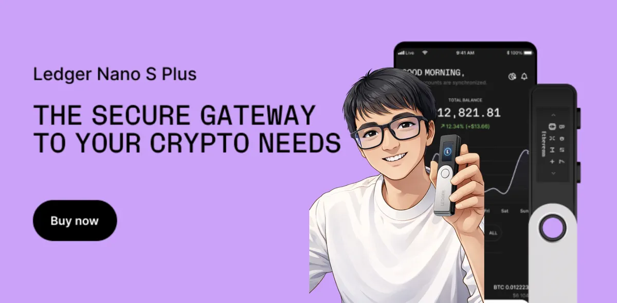 Ledger Nano S Plus, the secure gateway to your crypto needs — buy now